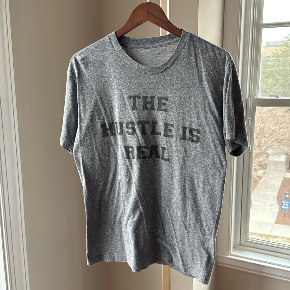 The Hustle is Real - Men’s T-Shirt - Size Smalll
